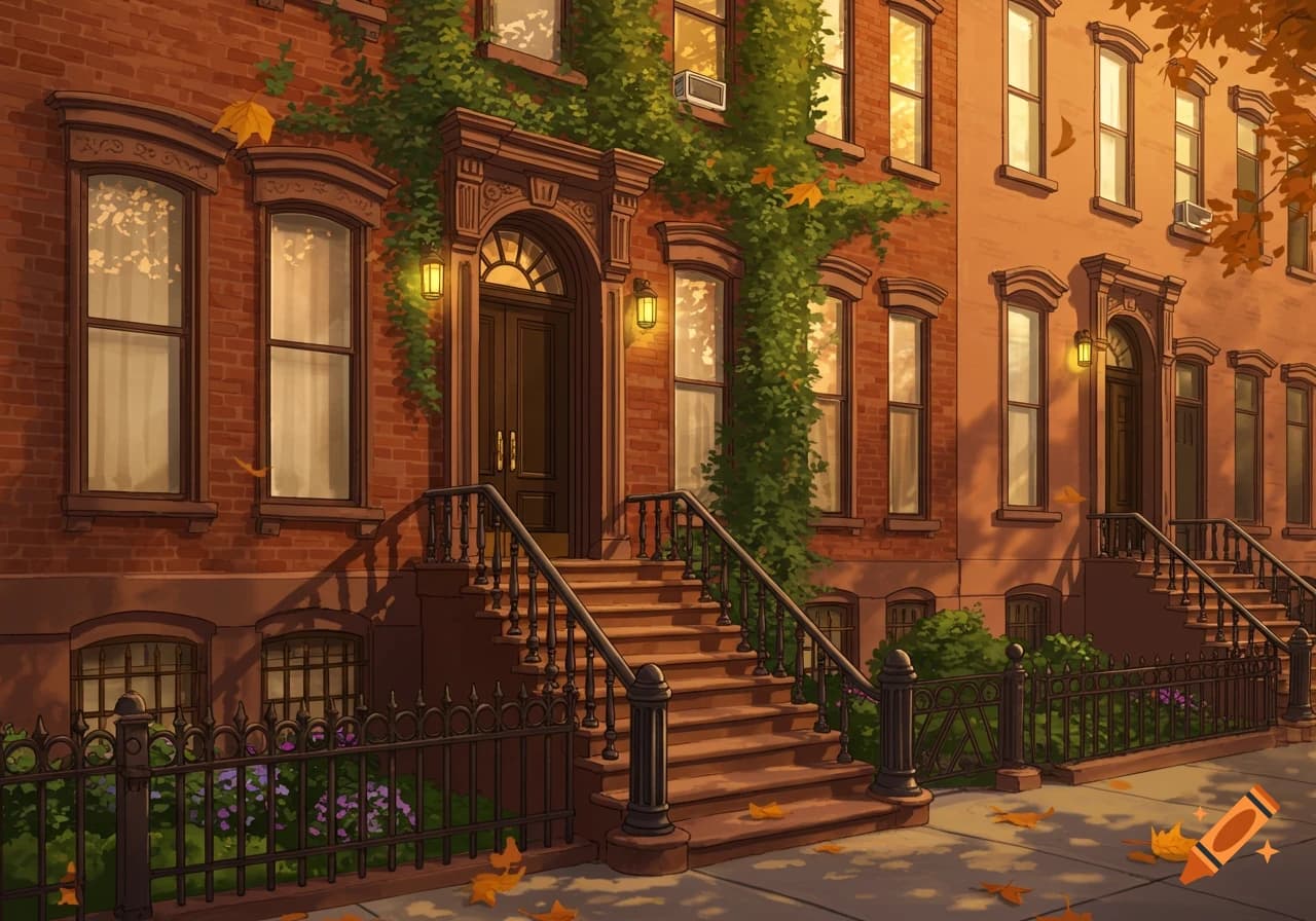 Beautiful Brownstone Building